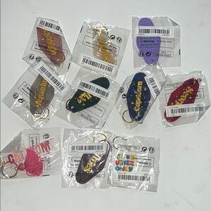 10 assorted Keychains